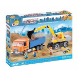 Dump Truck and Excavator Image